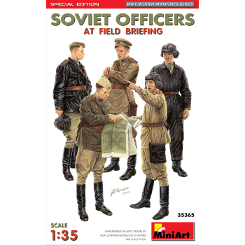 SOVIET OFFICERS AT FIELD BRIEFING II GM   (SPECIAL EDITION)